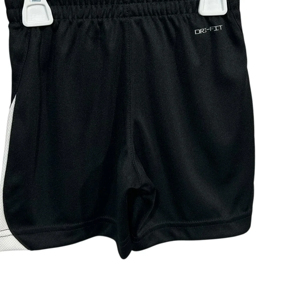 Nike Toddler Boys Dri-FIT T-Shirt &‎ Shorts Outfit Set 3T Red Black Athletic